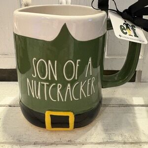 ELF Festive Green and Black Mug